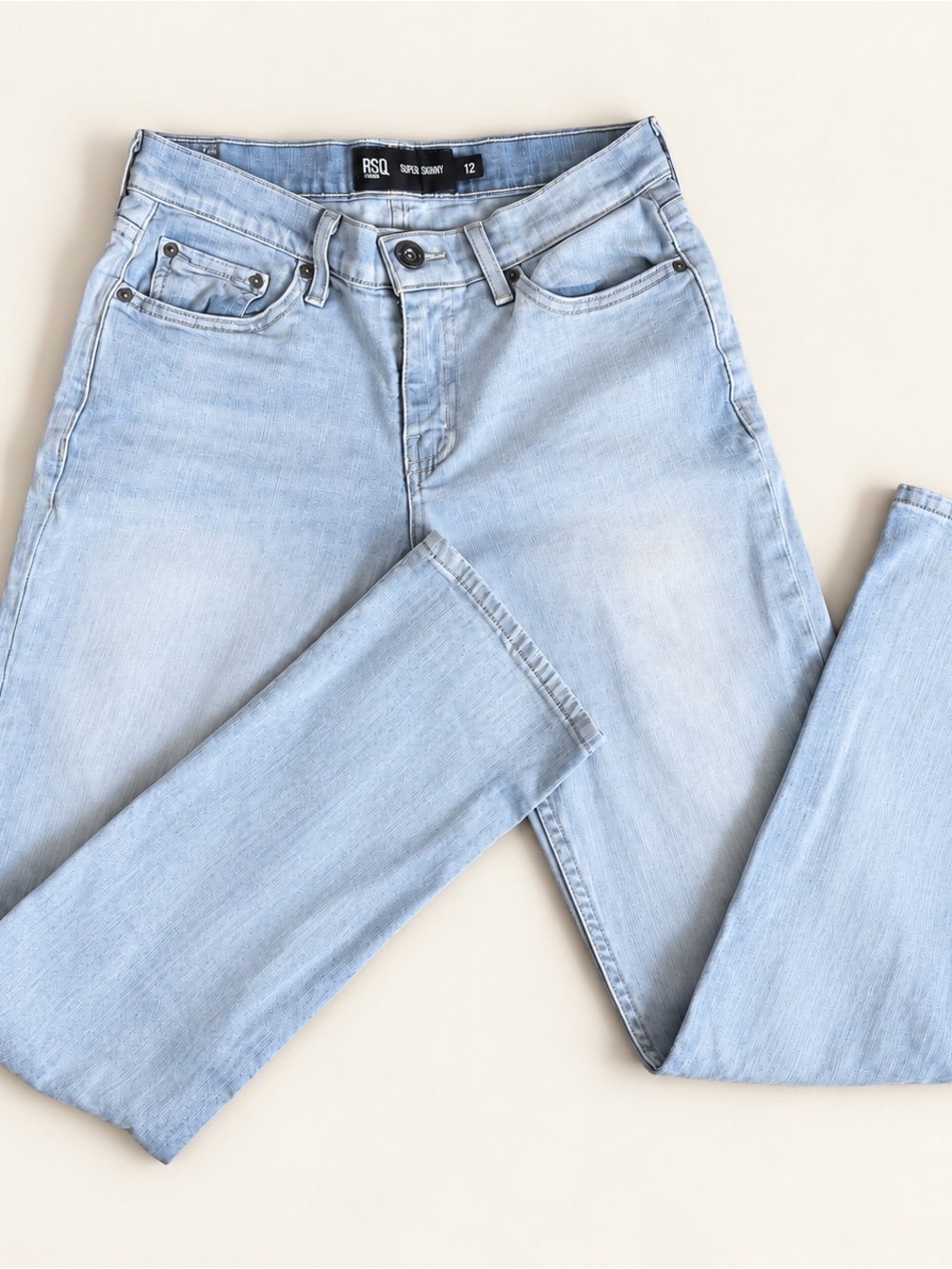 RSQ Pale Blue Skinny Jeans
